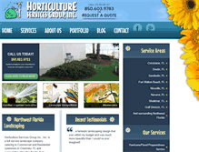 Tablet Screenshot of hortservicesgroup.com